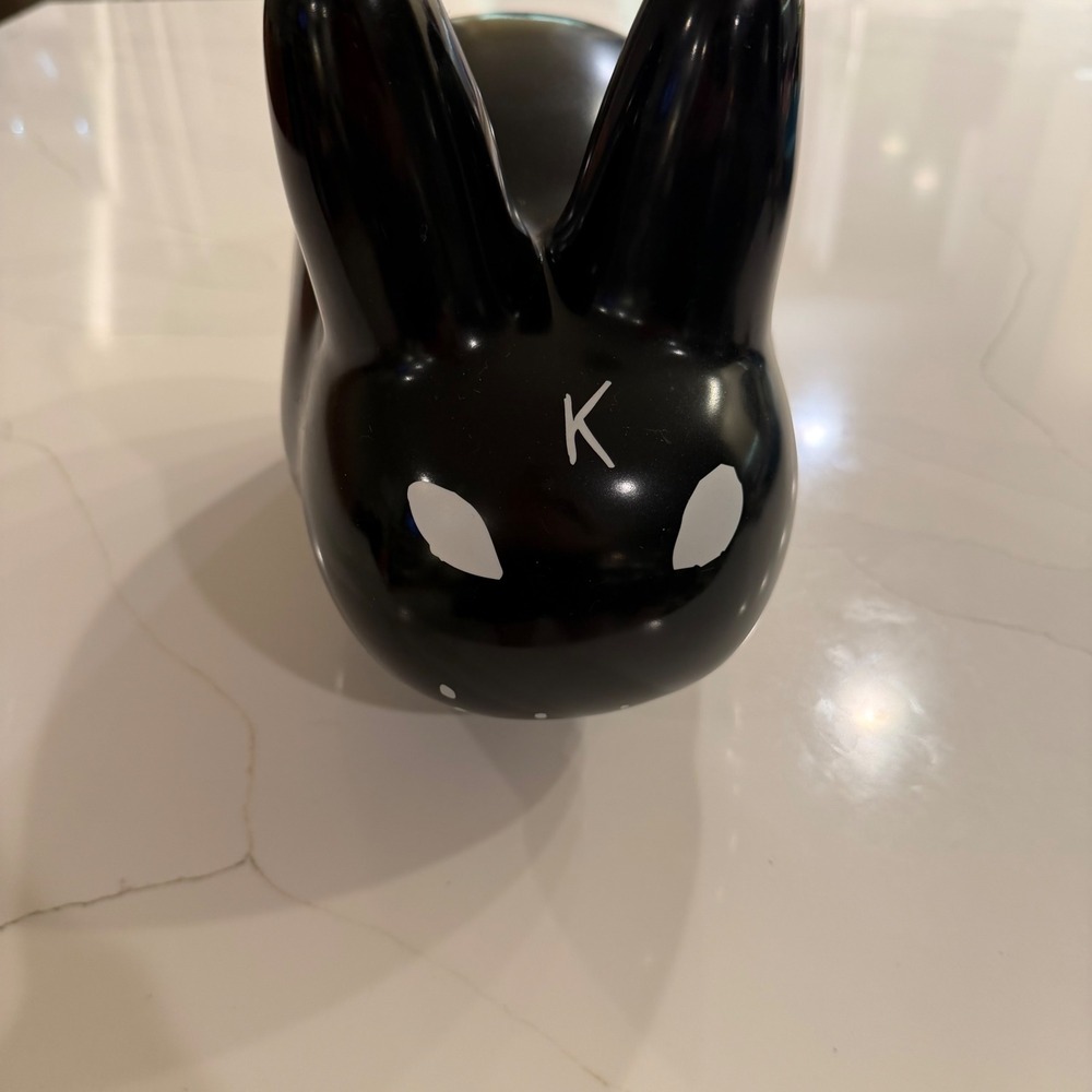 Kidrobot Frank Kozik Smorkin Labbit 10 Inch Black Vinyl Art Toy Collectible
